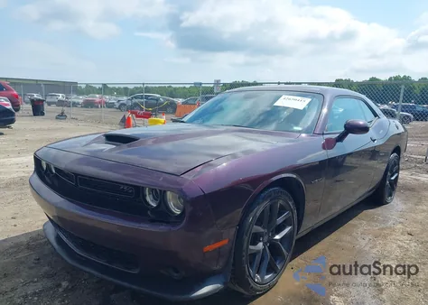 2022 Dodge Challenger R/T из США, поврежденный, VIN 2C3CDZBT9NH233914